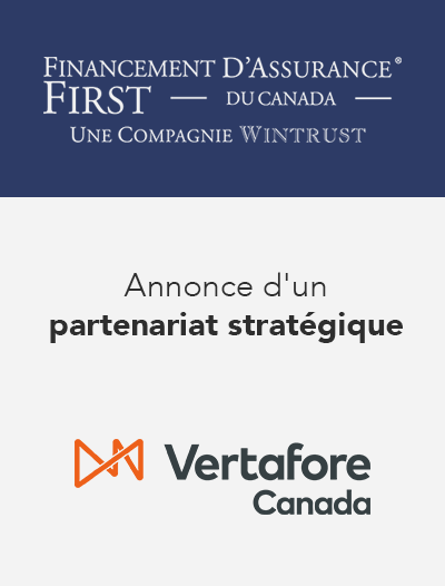 FIRST Canada et Vertafore Canada annoncent l'intégration des paiements pour SIG
